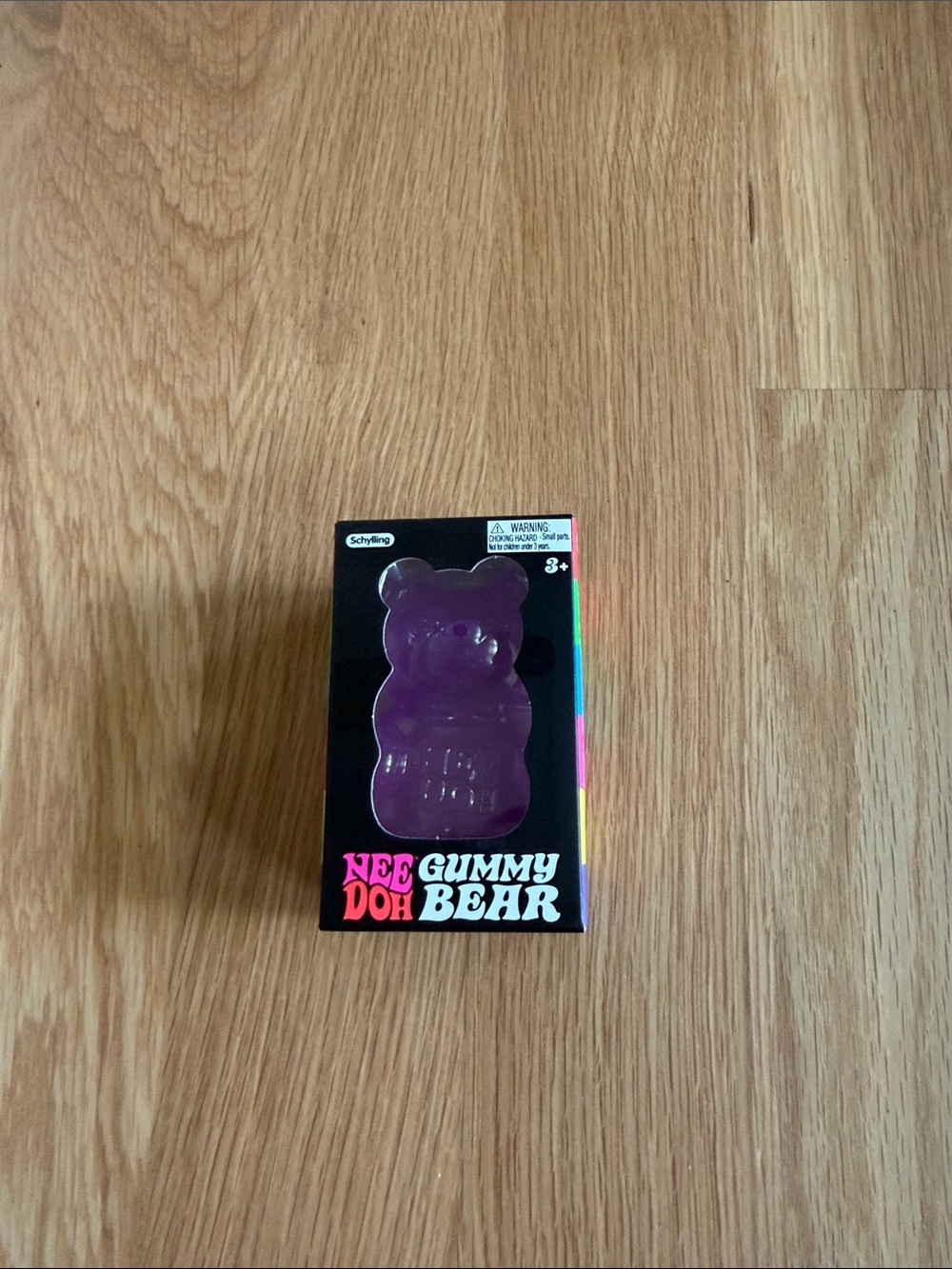 Nee Doh Gummy Bear Stress Toy - Purple